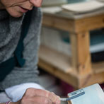 Juliet Macleod in her studio 2018